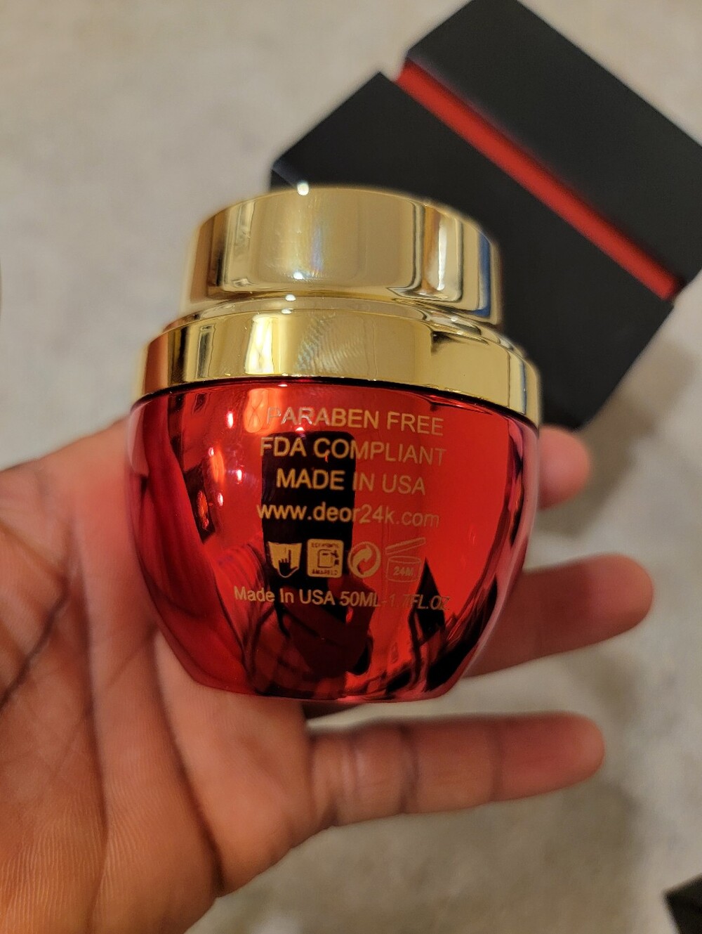 D'OR24K Cosmetics 1.7oz Red Caviar & Red Seaweed - Picture 4 of 6